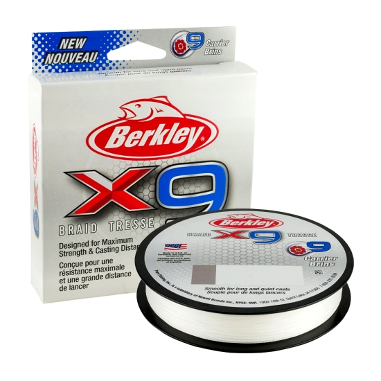 BERKLEY plecionka X9 9-SPLOTOWE 150m 0,12mm biała